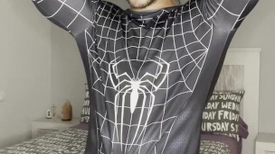 My SPIDERMAN HUGE SUPERPOWER😈😈Cumming With My Mind🔥🔥