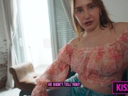 S3E8: Step son fuck step mom with her new husband in share bed till cum in pussy and mouth