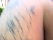 Garota de vestido seduz homem para receber leite no cuzinho 12/16