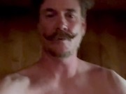 Jill Off Instructions: Caught Stroking My Cock In The Sauna By A Horny Spa Guest.