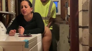 Banging a cheating fat ass in the basement