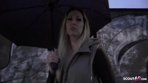 GERMAN SCOUT - Perfect Round Ass German Girl Marie Cherie Pick Up for First Casting Fuck