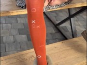 Walking in the park without panties 15/16