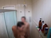 Romantic Sex in the Shower After Gym - AMWF - SexyAlbatross 15/16