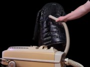 Vacuuming Girlfriend's Black Titanium Down Jacket with Electrolux AP200 10/16