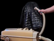 Vacuuming Girlfriend's Black Titanium Down Jacket with Electrolux AP200 14/16