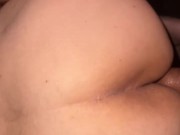 POV: Fucking my fattt asss MILF doggy style full ass shot 10/16