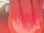 I squirt on camera and fill it up completely after striptease 15/16