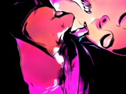 ANIMATED SLOPPY BLOWJOB | FACE FUCK | CUM SHOT | BJ 3/16