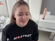 Montanasvibe decided to steal her mother's sex toys, but her stepfather caught her 3/16