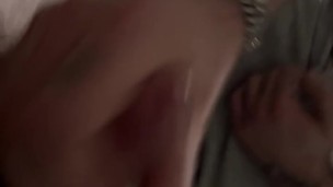 POV.blowjob to roommate with cumshot