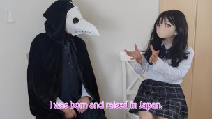 HENTAI Aibu。路地裏。メイド。拘束されながらオナニー。