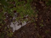 Teen Pissing Outside in Winter - you can see the heat dispersing 11/16