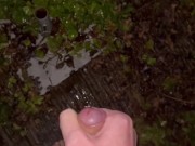 Teen Pissing Outside in Winter - you can see the heat dispersing 14/16