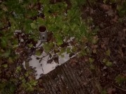 Teen Pissing Outside in Winter - you can see the heat dispersing 15/16