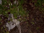 Teen Pissing Outside in Winter - you can see the heat dispersing 8/16