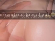 19 Year old Teen Cheats on Snapchat with BROKEN CONDOM