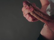 Teasing my dick in my underwear and then jerking off 16/16