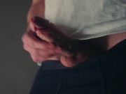 Teasing my dick in my underwear and then jerking off 9/16