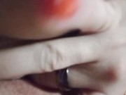 My 1st video!! Play with me and my cream pussy, please! 9/16