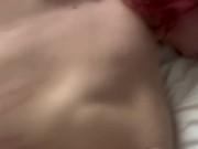 Right after Erik was done behind me, I couldn’t help but suck his huge cock again 8/16