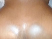 GORILLA PUNCHER LOVES TO SEE  PUSSY CREAM ON GORILLA DICK FROM A BIG BOOTY EBONY MILF!!!!!!!! 8/16