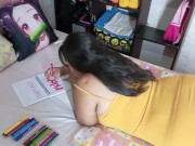 ven padrastro  provecha ven y castigame en la cama sin mama en la casa 2/16