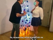 AL FIN CORONE Y FOLLÉ CON MI CUÑADA EN SU UNIFORME DE LA ESCUELA 3/16