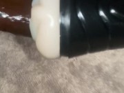 I cum inside the vagina sex cup 4/16