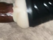 I cum inside the vagina sex cup 8/16