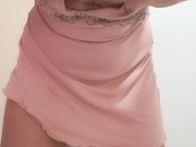 trying on transparent nightgowns while I shake my ass for you 13/16