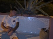 Outdoor fuck with a stranger who is not wearing underwear, passers-by interrupt us 12/16