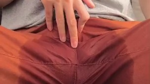 Pee myself on balcony
