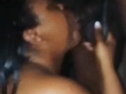 TOLD MY FREAKY BABY TOO SUCK DADDY FAT DICK 1st THEN SLIDE HER TONGUE BETWEEN GORILLA CHEEKS 2nd!!!! 7/16