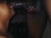 TOLD MY FREAKY BABY TOO SUCK DADDY FAT DICK 1st THEN SLIDE HER TONGUE BETWEEN GORILLA CHEEKS 2nd!!!! 9/16