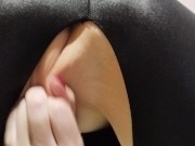 DO YOU LIKE WHEN I RUB MY PUSSY ON MY KNEES? close up view 7/16