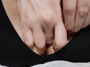 DO YOU LIKE IT WHEN I PUT MY STOCKINGS IN MY PUSSY?close up view 7/16