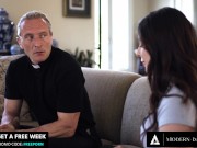 MODERN-DAY SINS - PAWG Keira Croft Offers Her Virgin Body To Parish Priest To Be Closer To God 5/16