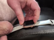 Cum on Girlfriend's Apple Watch (Wristwatch Fetish) 1/16