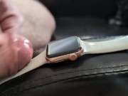 Cum on Girlfriend's Apple Watch (Wristwatch Fetish) 11/16