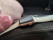Cum on Girlfriend's Apple Watch (Wristwatch Fetish) 12/16