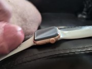 Cum on Girlfriend's Apple Watch (Wristwatch Fetish) 14/16