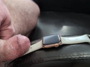 Cum on Girlfriend's Apple Watch (Wristwatch Fetish) 3/16
