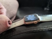 Cum on Girlfriend's Apple Watch (Wristwatch Fetish) 7/16