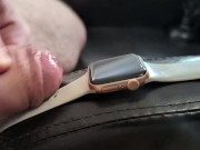 Cum on Girlfriend's Apple Watch (Wristwatch Fetish) 9/16