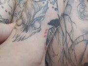 Showing off hot hairy body tease and shower 5/16