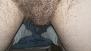 Squeezing my cock in my buttcheeks until I nut