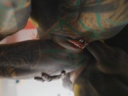 Hippie tourist gets ANAL fucked in hotel room 9/16