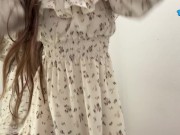 The wife spent money on a new dress again. I had her with a hard fuck 2/16