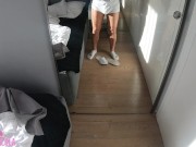 Maid cleaning ended with Cum on her Ass 4/16